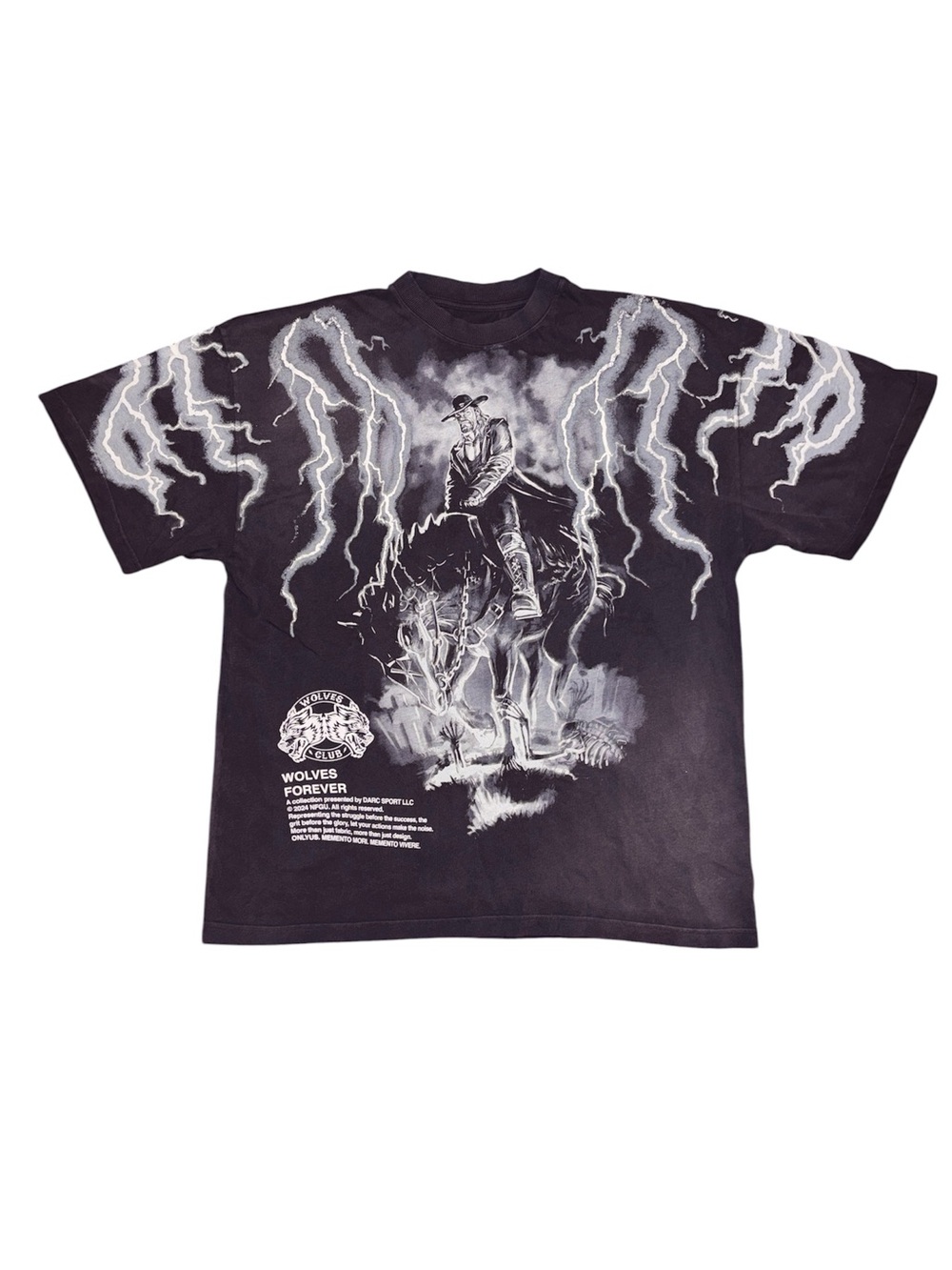 Darc Sport WWE The Undertaker Phantom Purple Shirt Size: Large NWT
